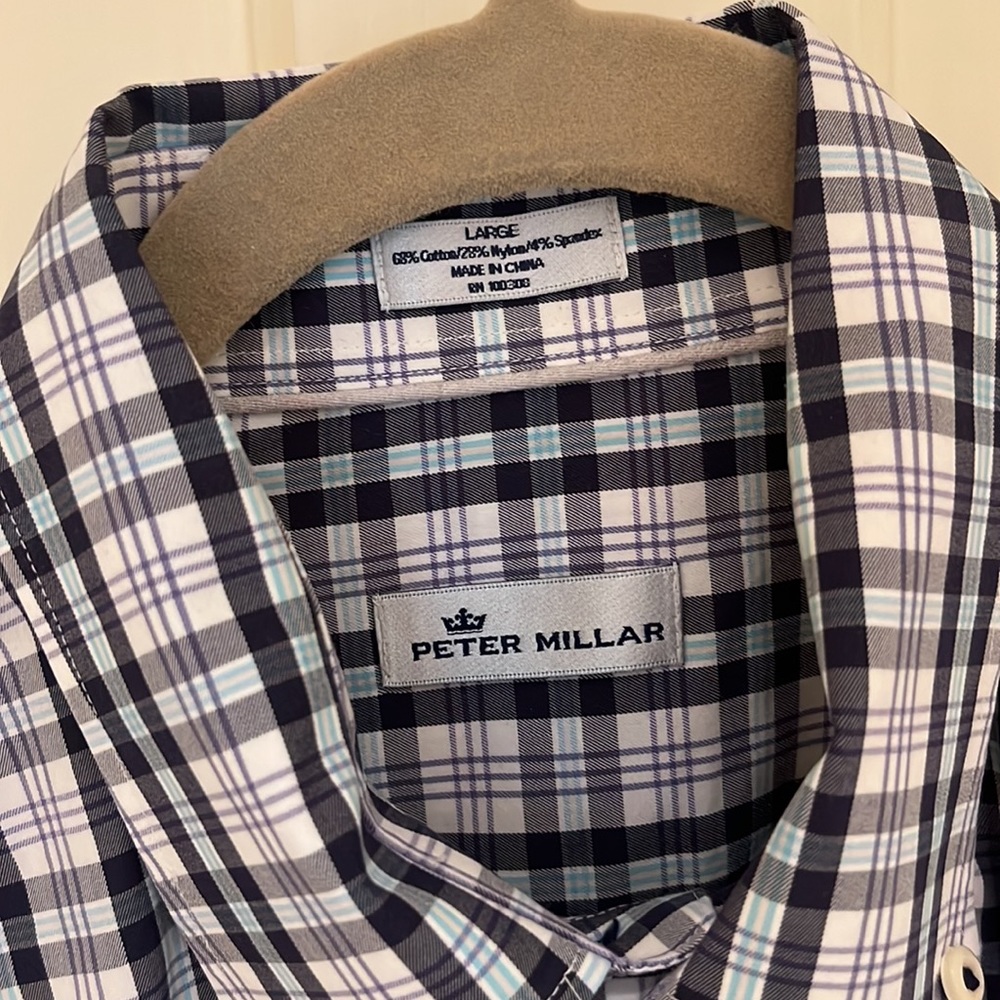 Men’s Peter Millar Size Large Button Down - image 2